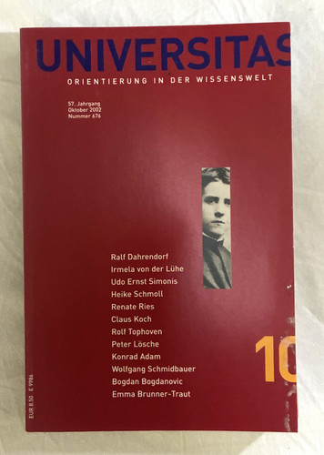 Zeitschrift universitas - zeitschrift:,