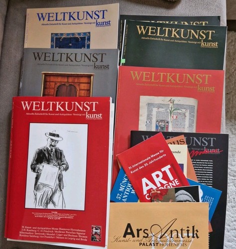 Zeitschrift weltkunst - 6x,