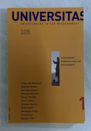 Zeitschrift universitas - zeitschrift:,