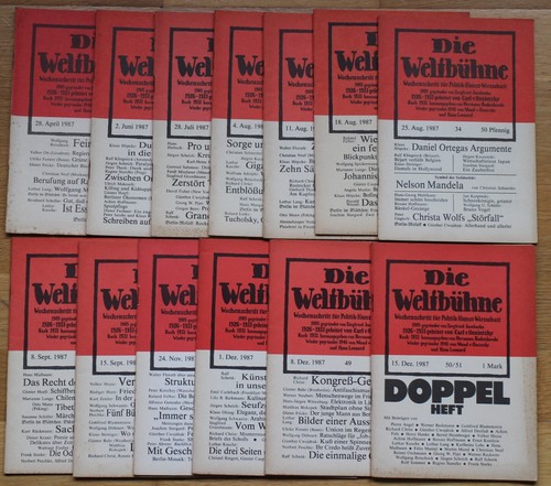 Die weltbühne historische - die,