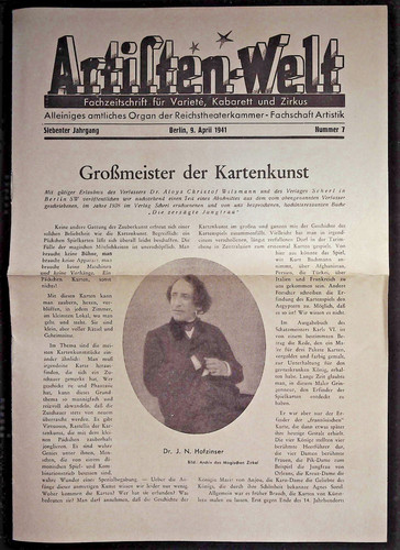 Artisten welt fachzeitschrift - artisten-welt,