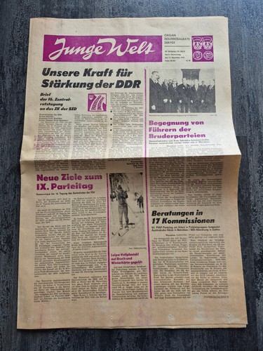 Ddr zeitung junge welt - zeitung,