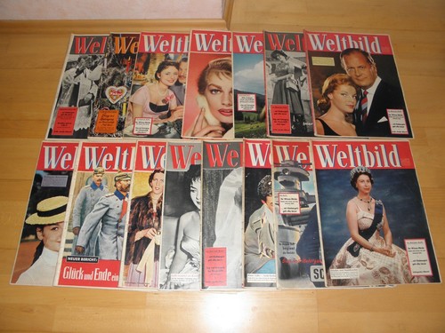 15mal weltbild zeitschrift - 15mal, "weltbild"