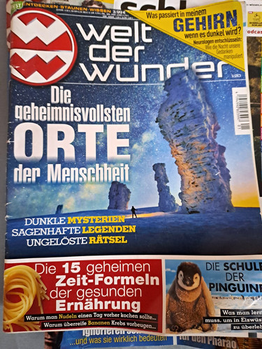 Welt der wunder zeitschrift - wunder,