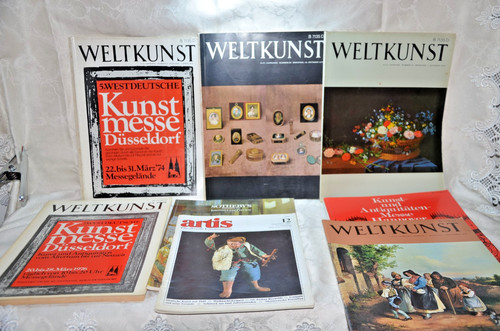 17x zeitschrift weltkunst - zeitschrift,